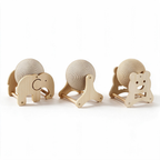 Elephant Windmill and Bear rotating cat scratcher ball designs