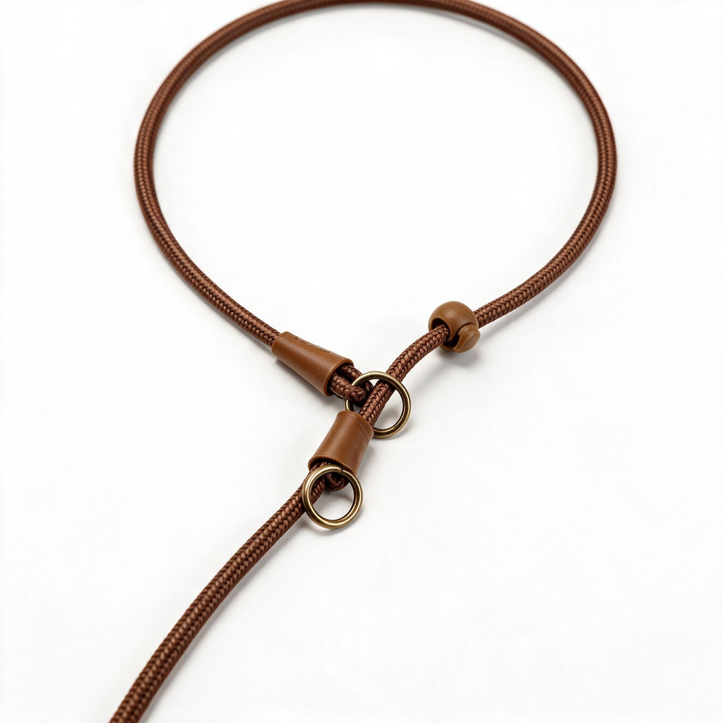 Swivel connector and rope construction detail