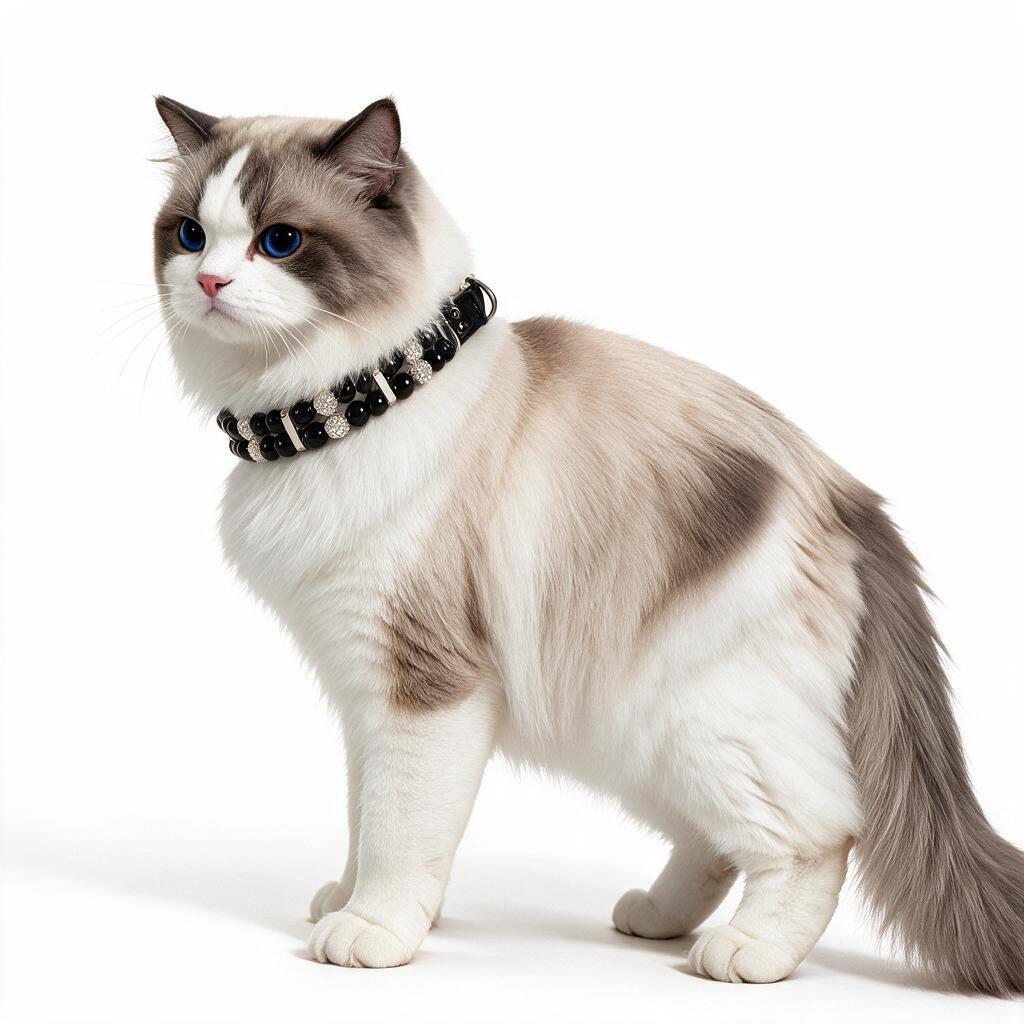 Pearl & Crystal Pet Collar with Optional Matching Leash