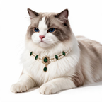 Pearl & Gemstone Pendant Necklace Collar