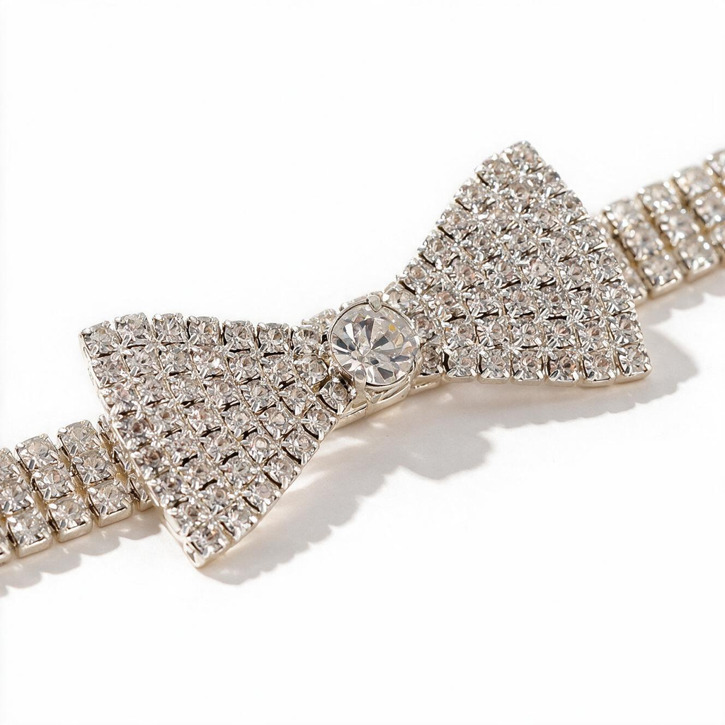 Crystal bow detail