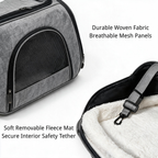 Fabric mesh and hardware material details