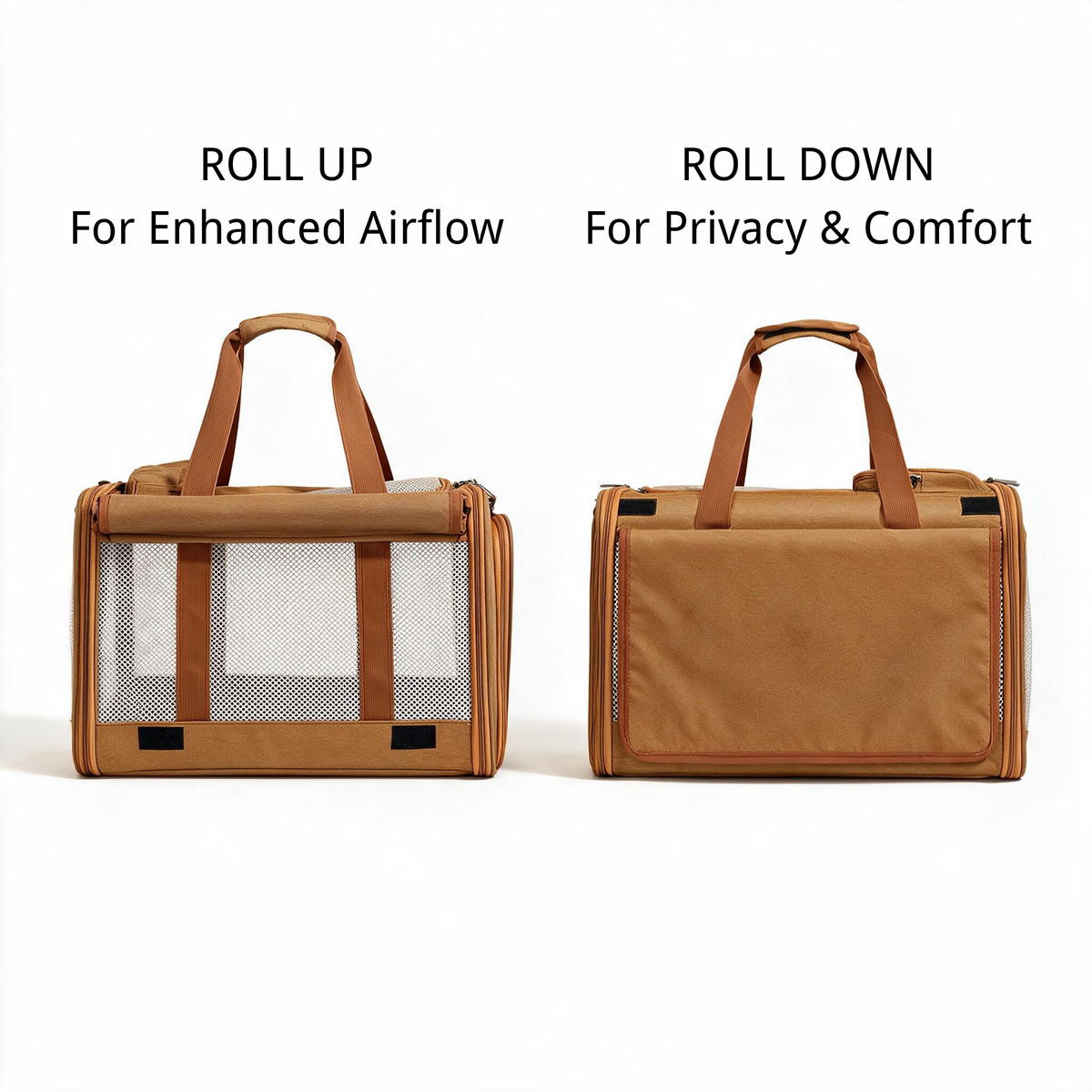 PTB002 roll-up curtain comparison