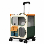 PTB003 Green Backpack + Trolley